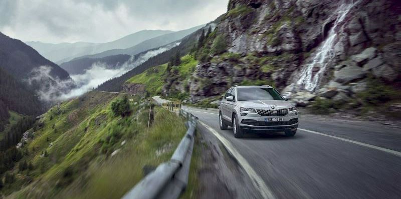 Skoda Karoq mountains