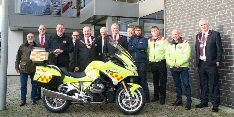 Blood Bikes R 1250 RT LE Handover