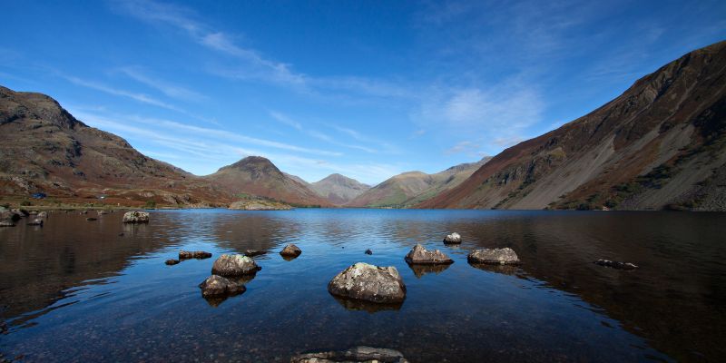 Wild Swimming in Wastwater in the Lake District