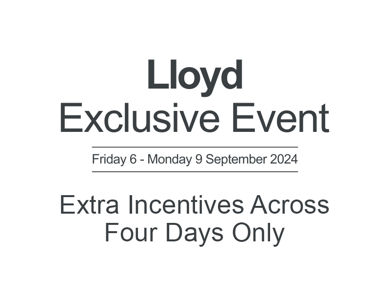 Lloyd Exclusive Event Friday 6 - Monday 9 September 2024